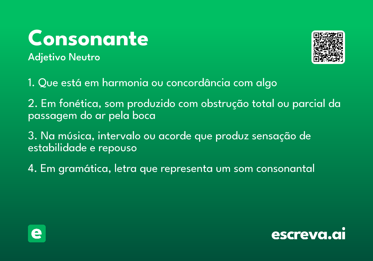 consonante