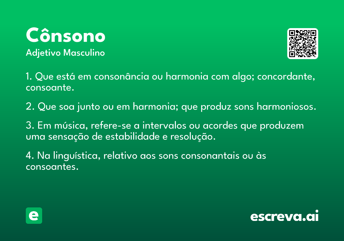 cônsono