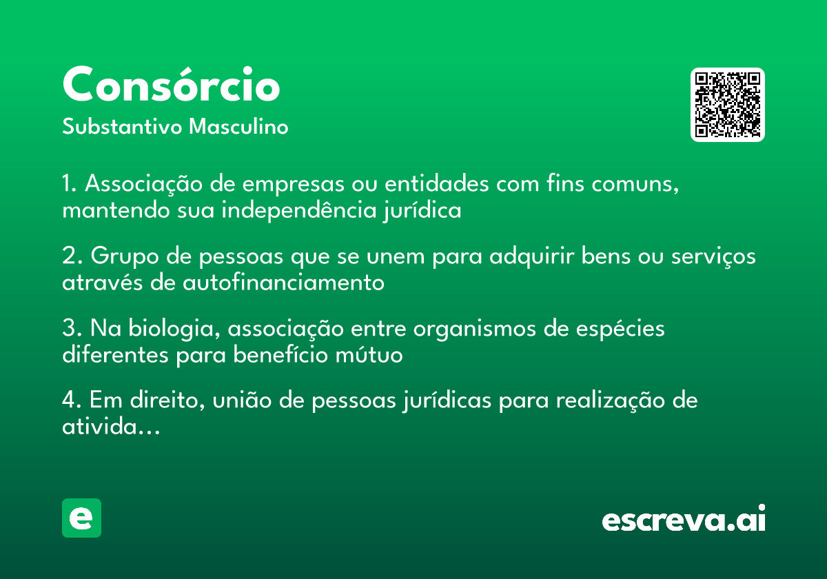 consórcio