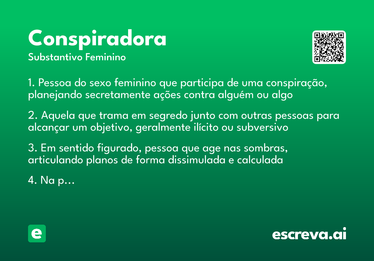 conspiradora