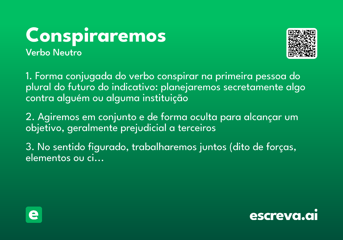conspiraremos