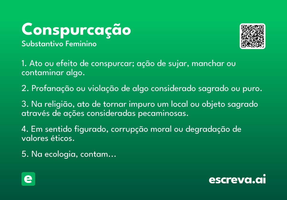 conspurcação