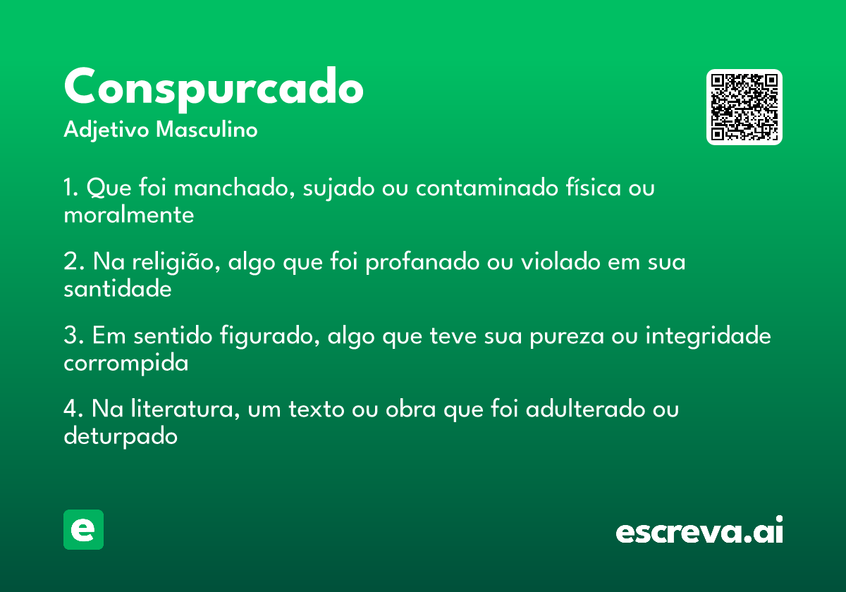 conspurcado