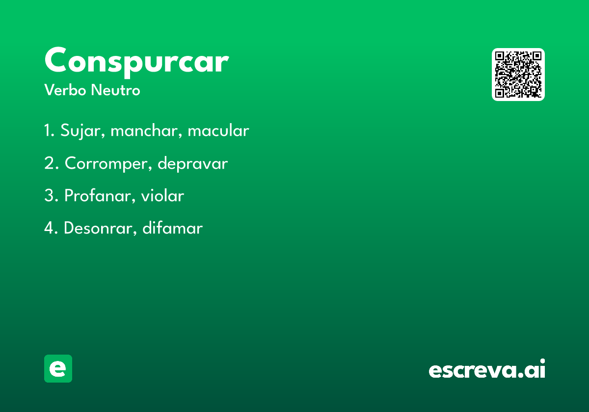 conspurcar