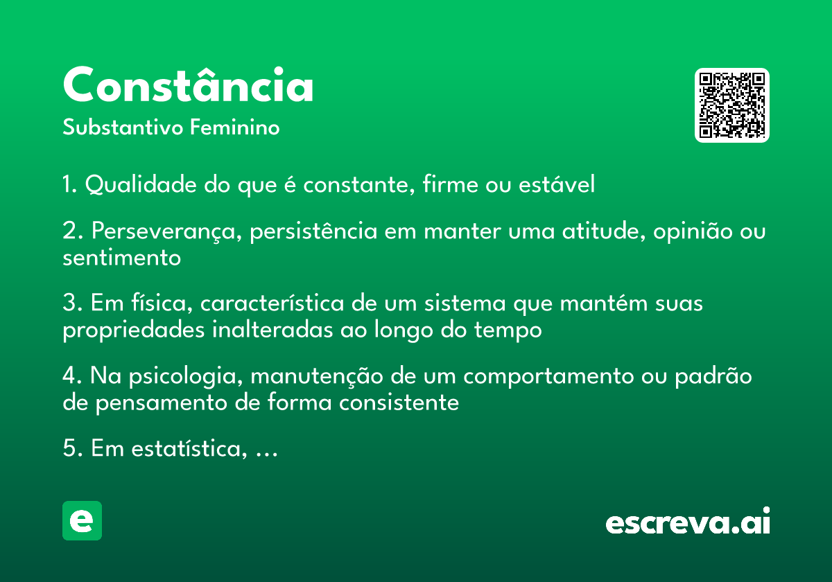 constância