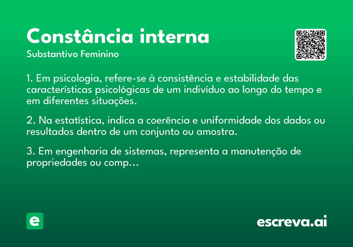 constância interna