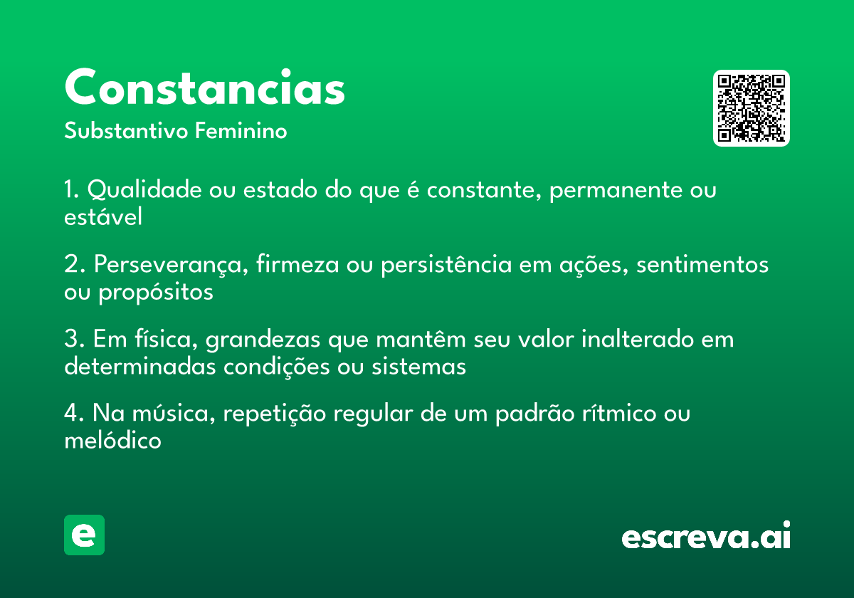 constancias