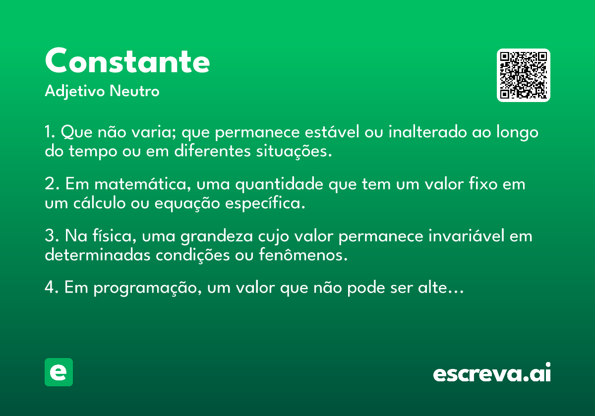 constante