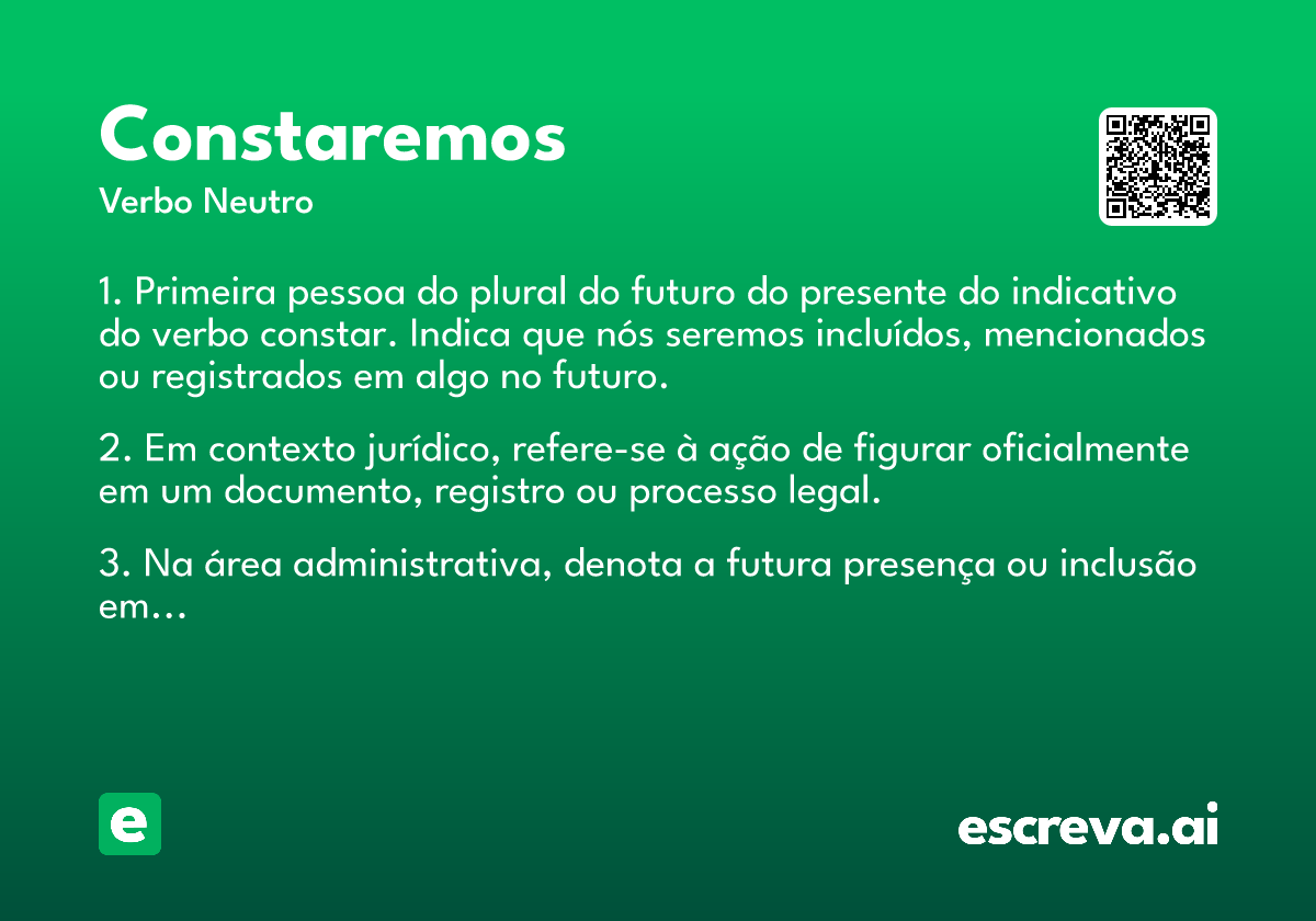 constaremos