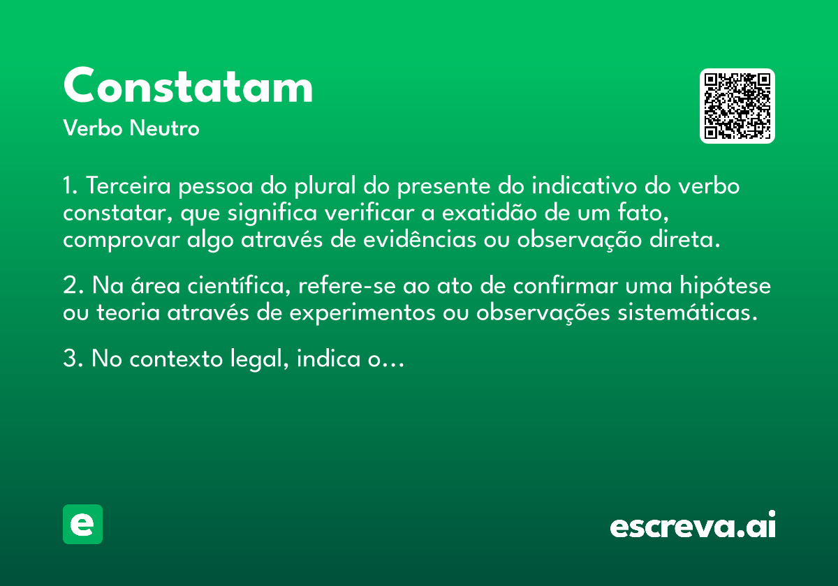 constatam