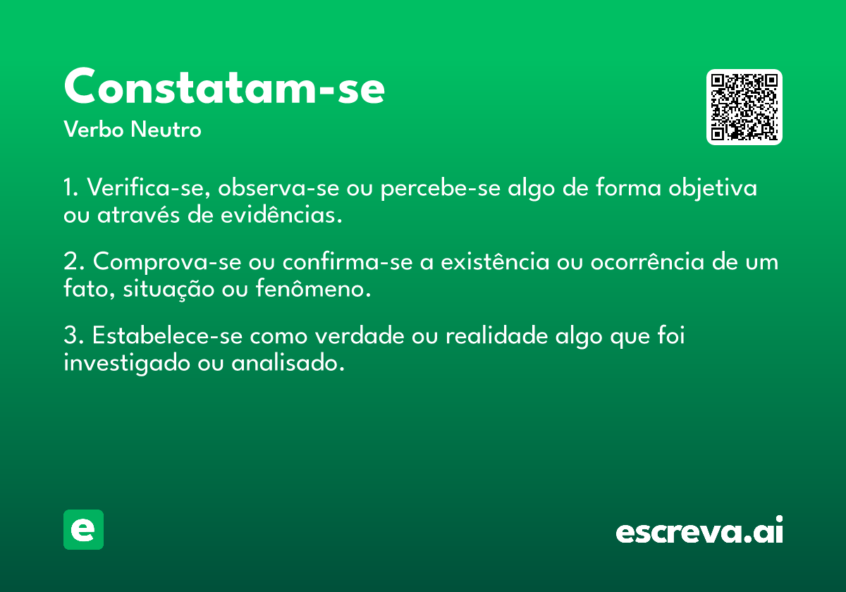 constatam-se