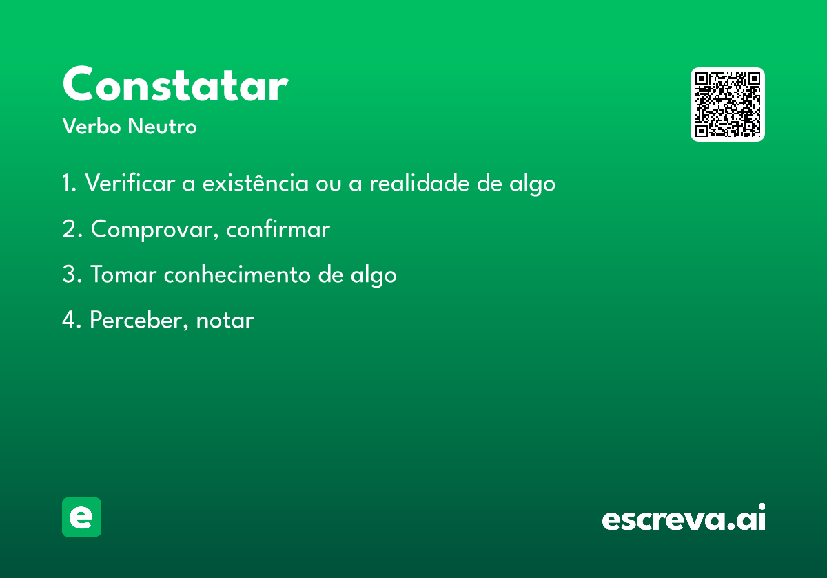 constatar