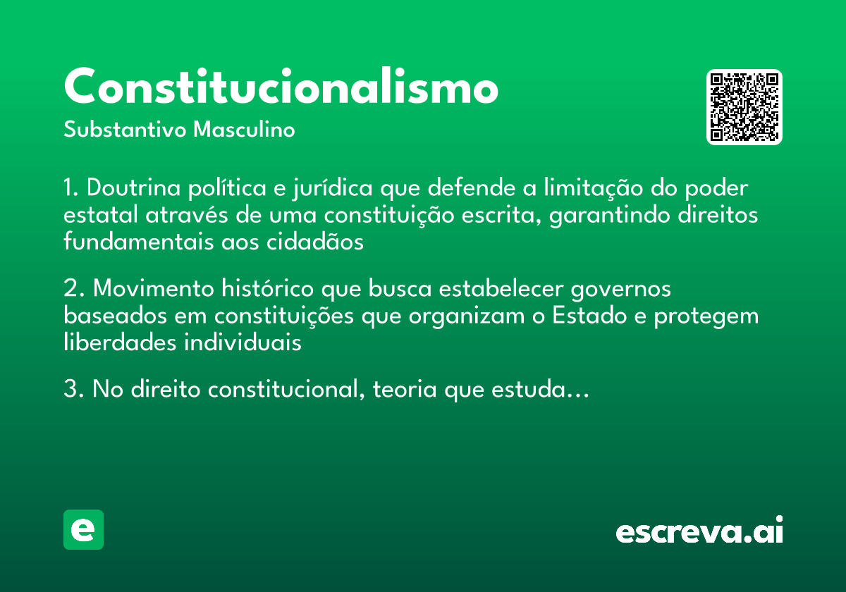 constitucionalismo