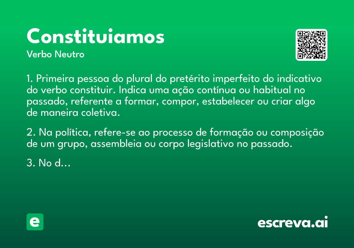 constituiamos
