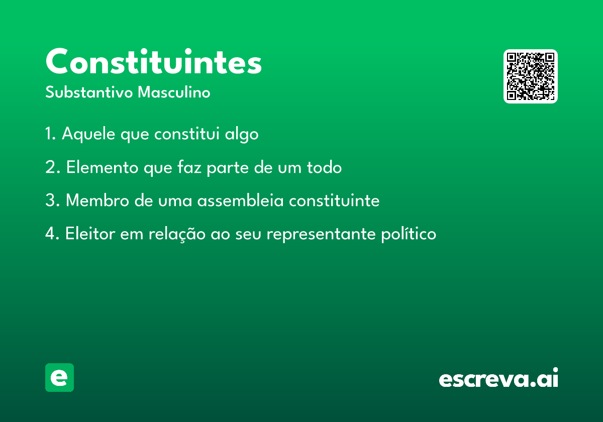 constituintes