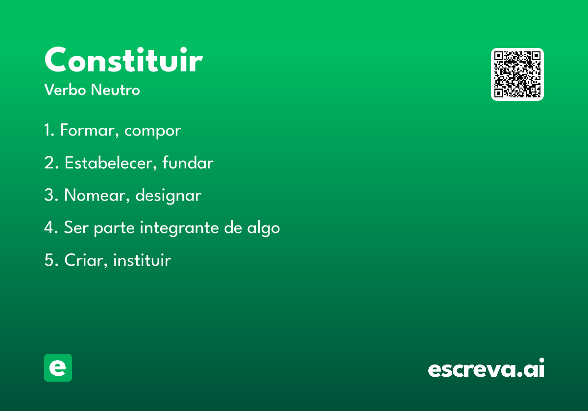 constituir