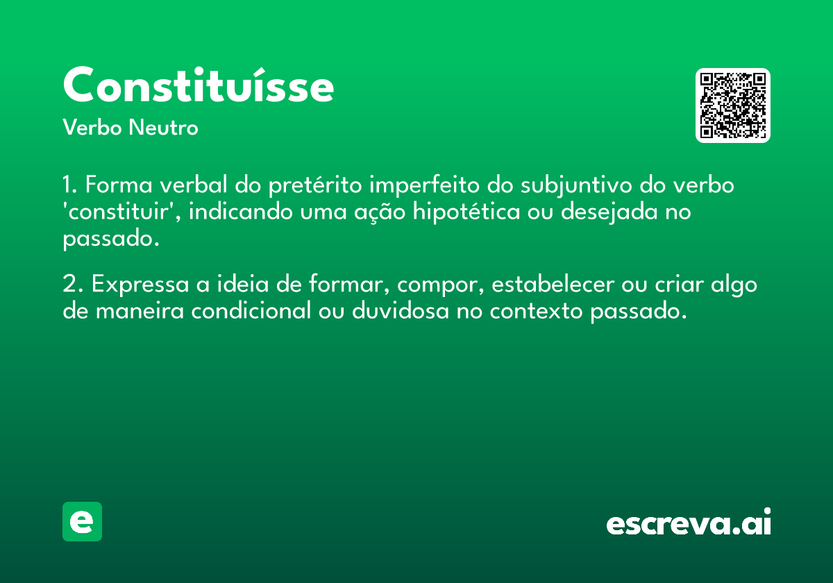 constituísse