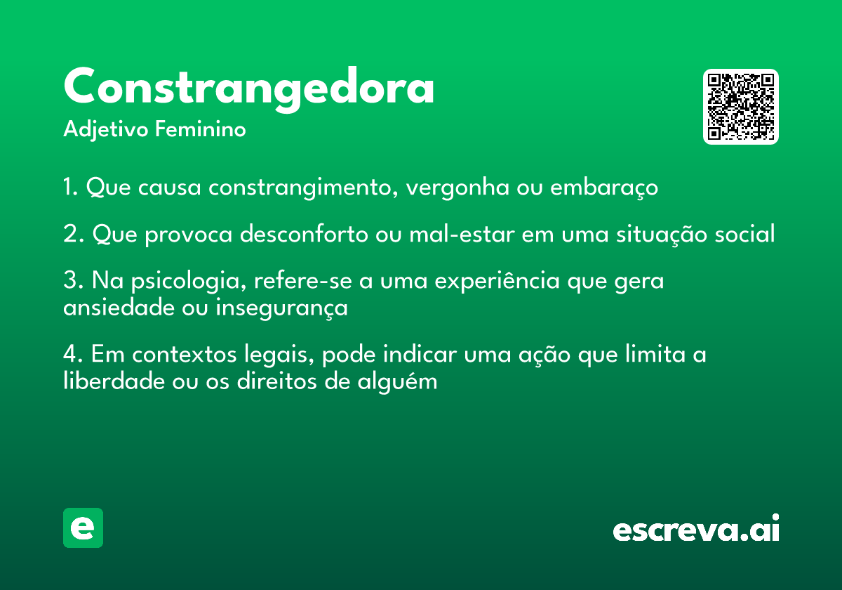 constrangedora