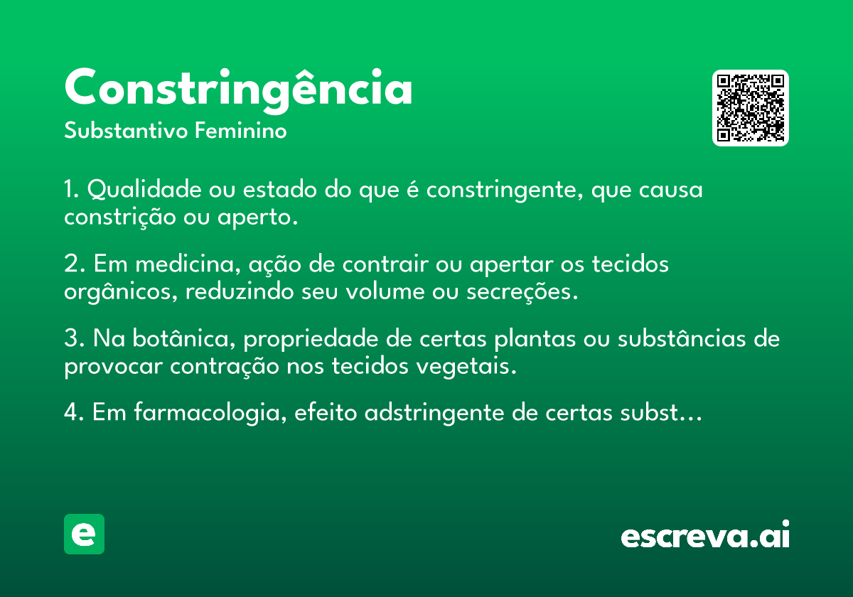 constringência