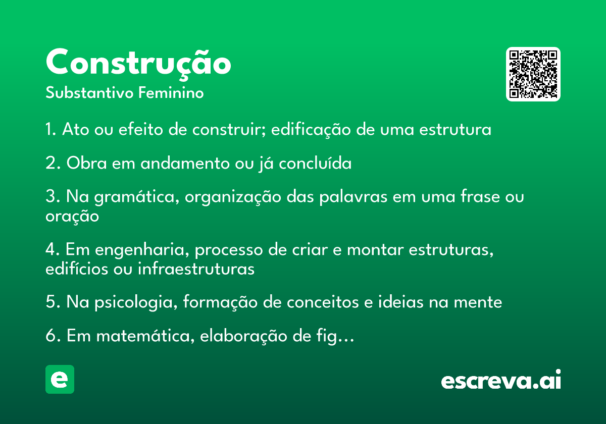 construção
