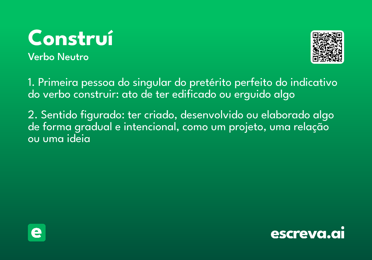 construí