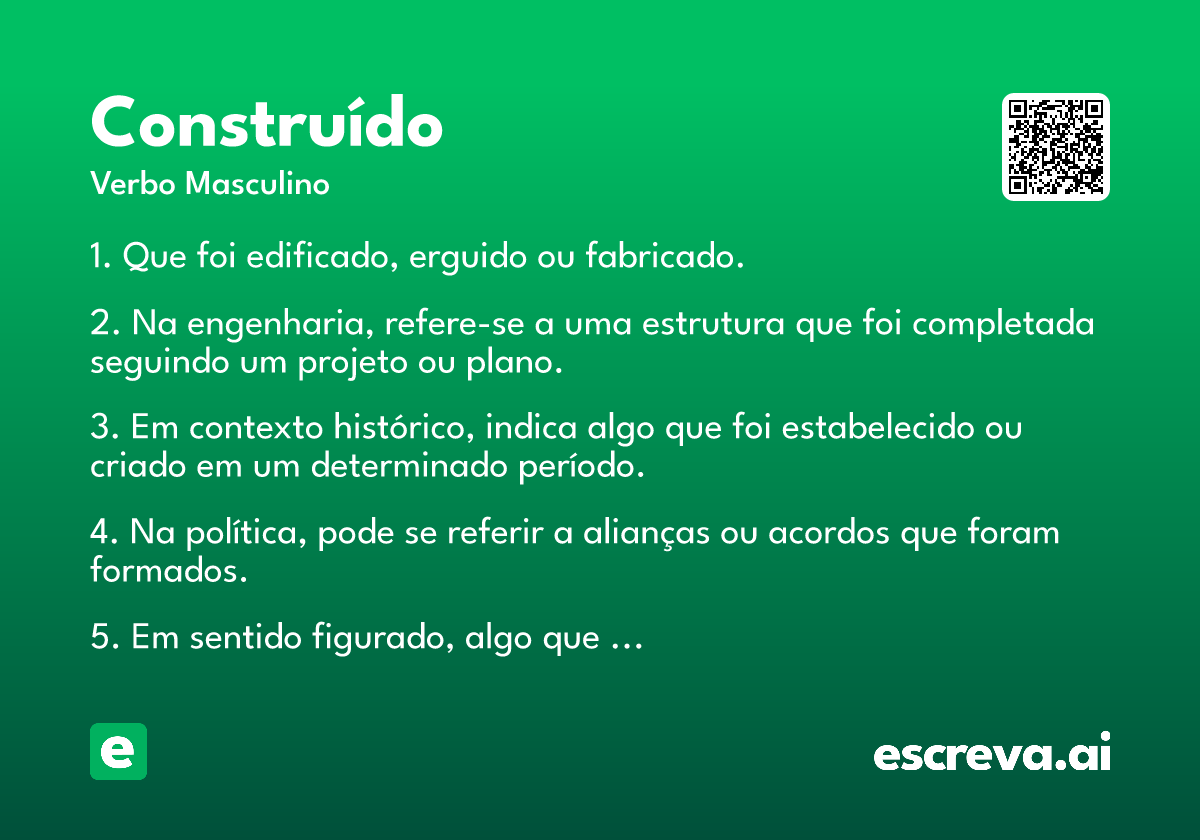construído