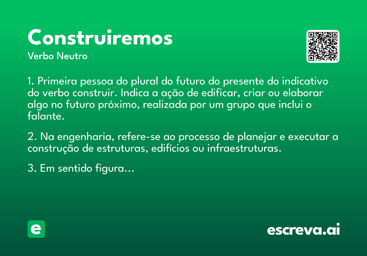 construiremos