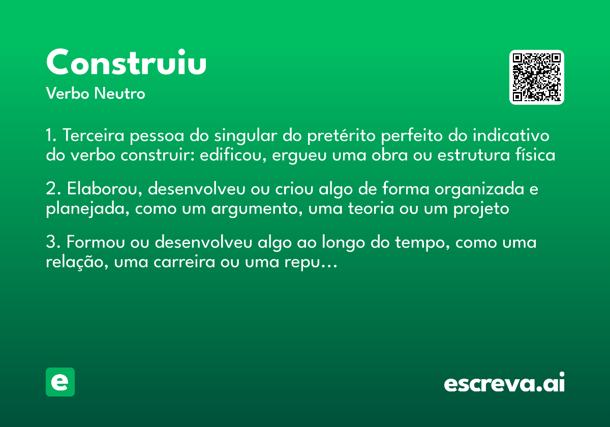 construiu