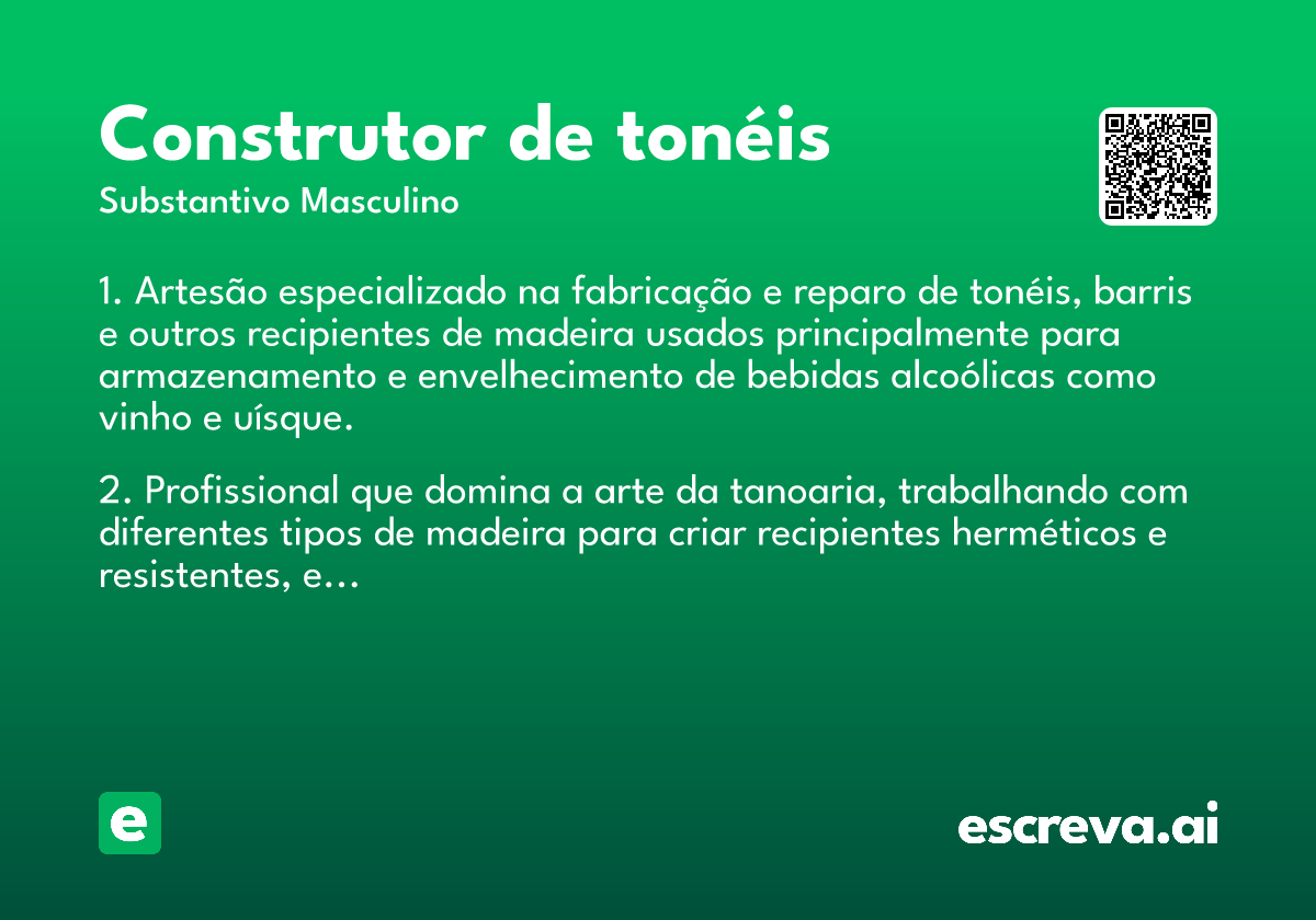 construtor de tonéis