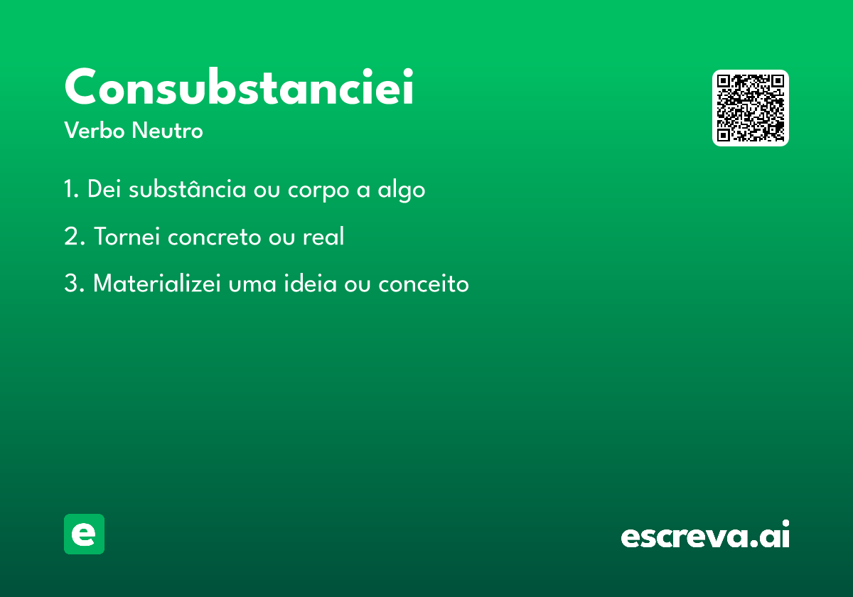 consubstanciei