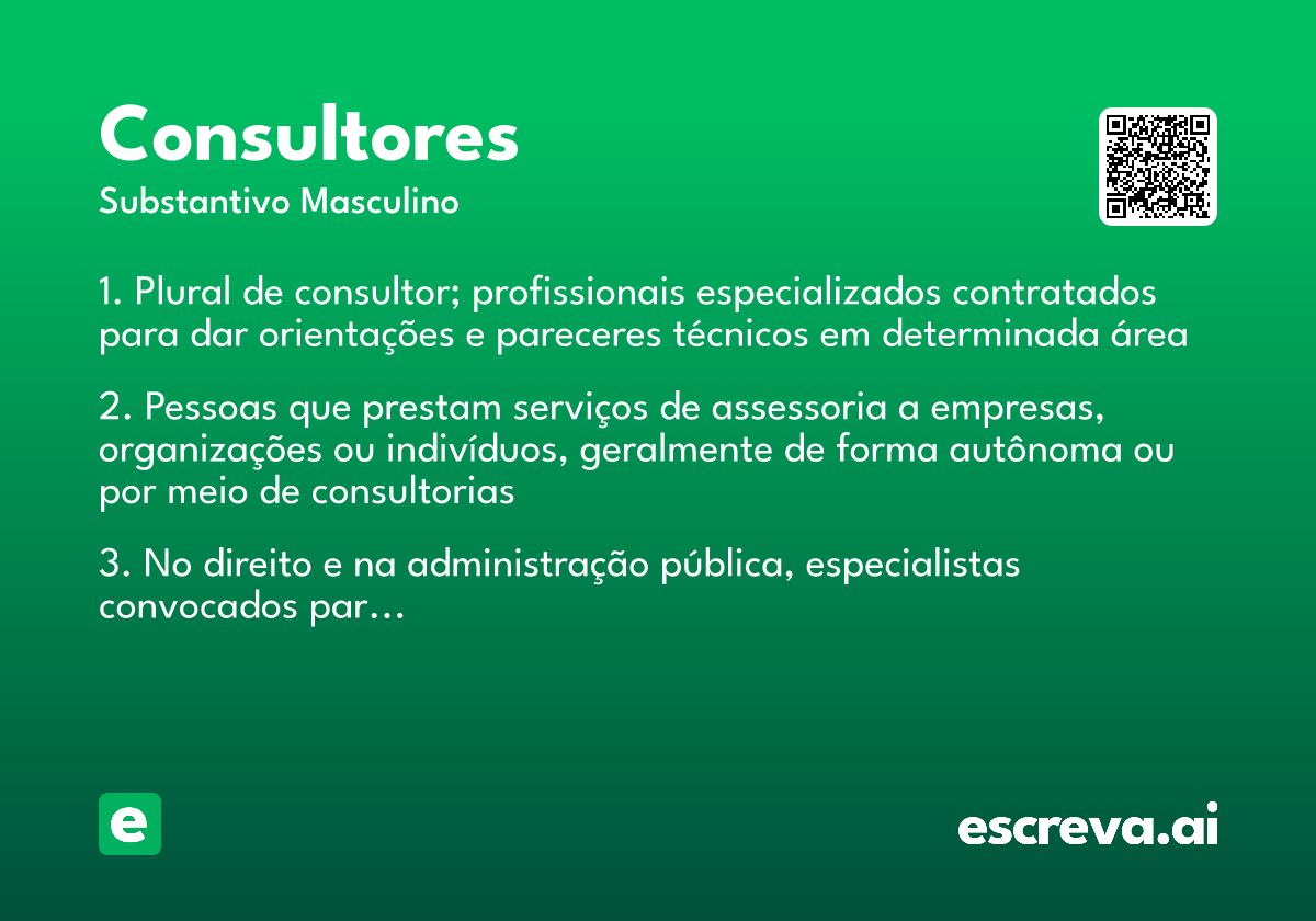 consultores