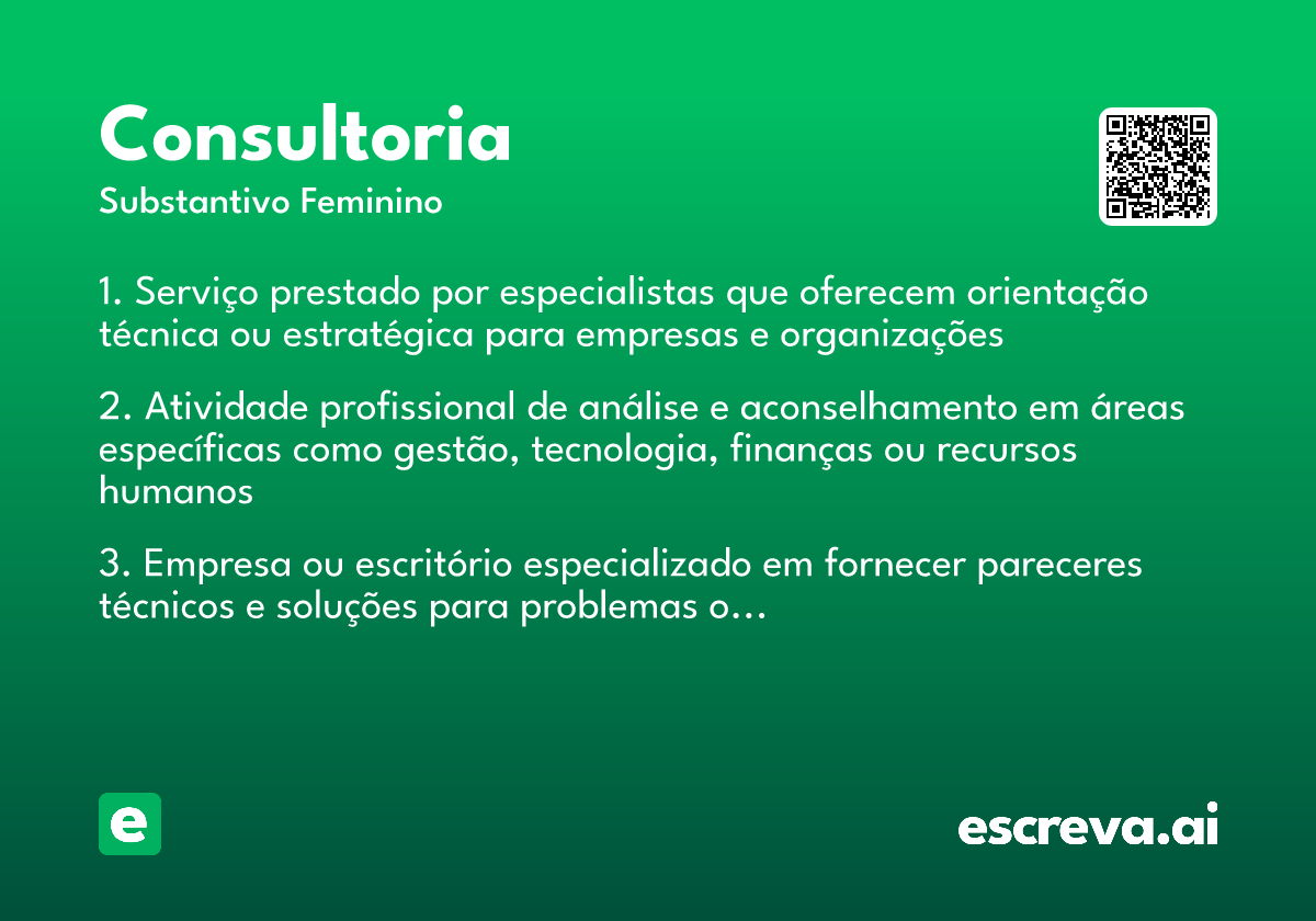 consultoria