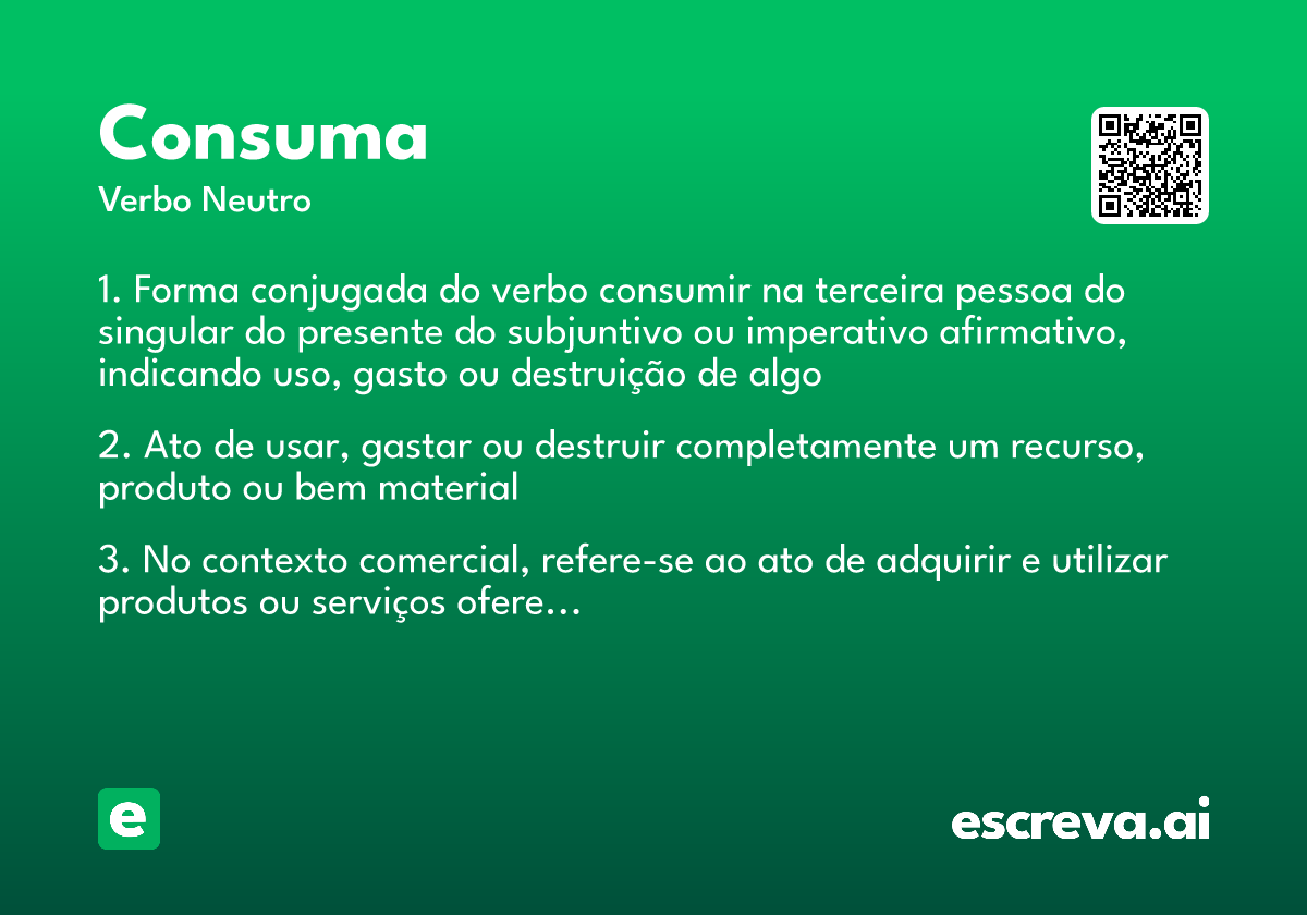 consuma
