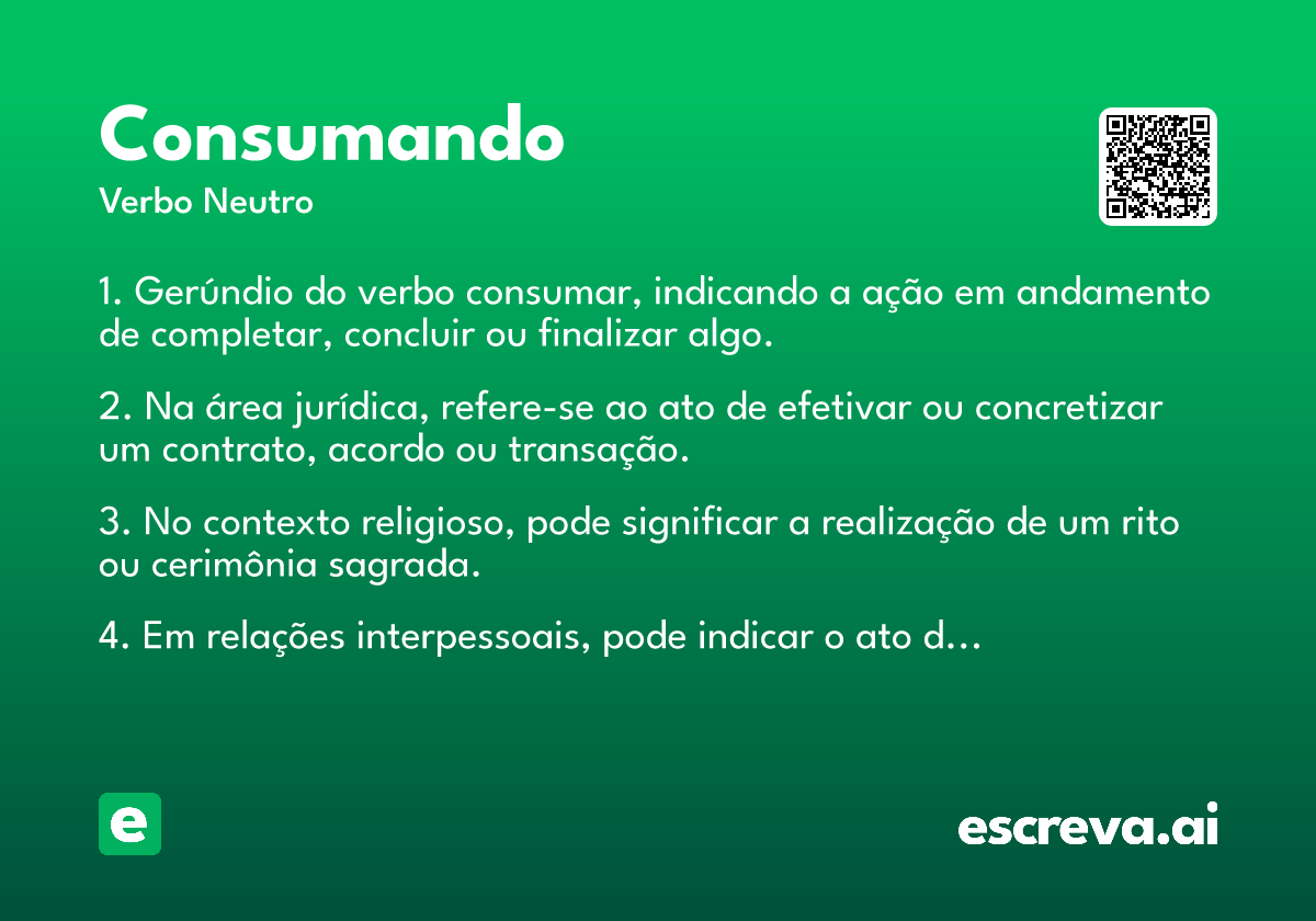 consumando