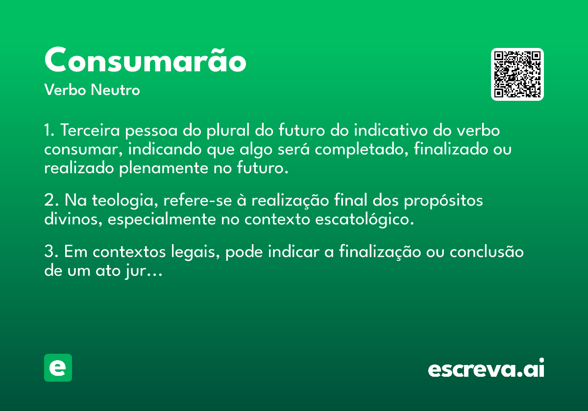 consumarão