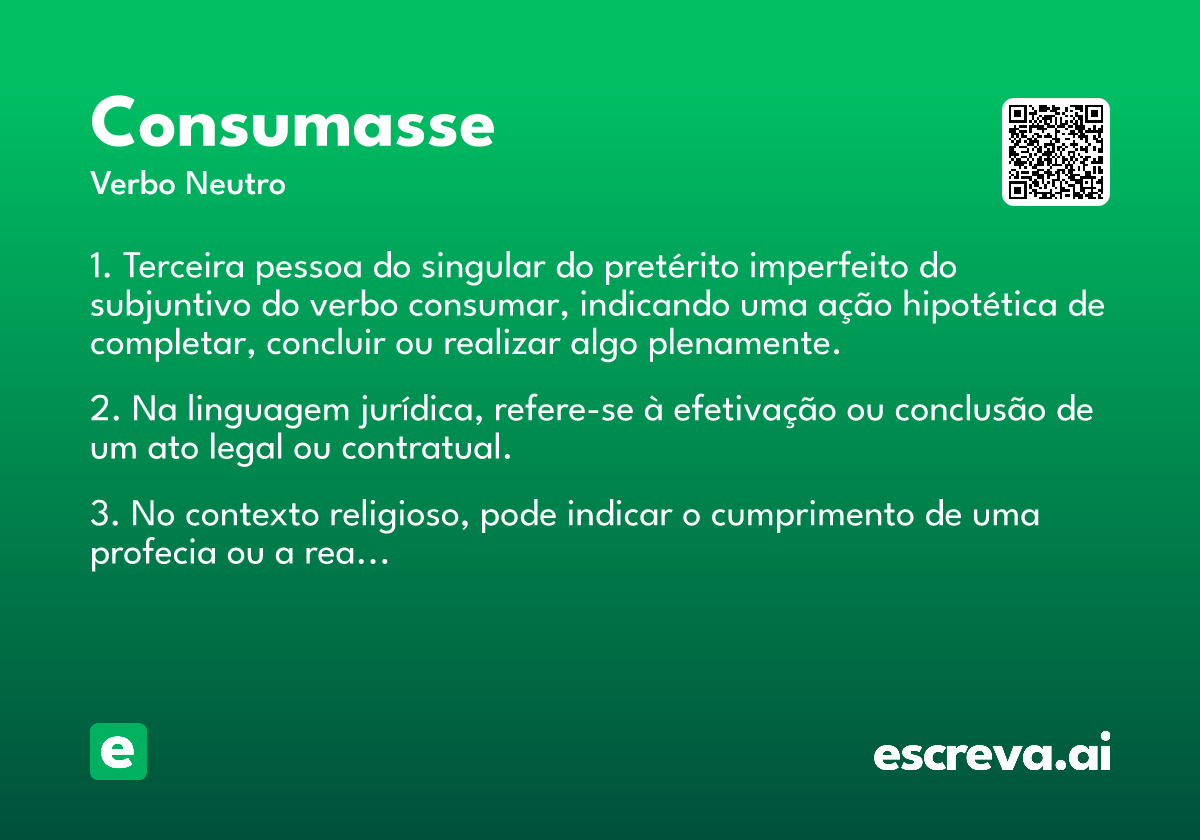 consumasse