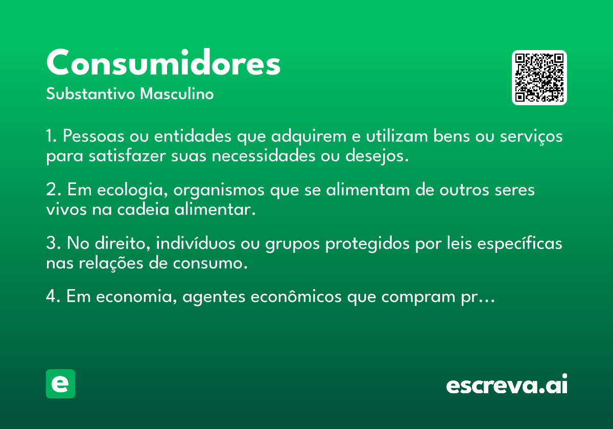 consumidores