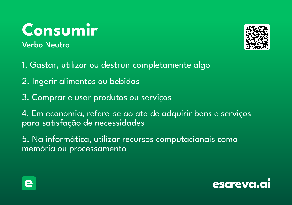 consumir