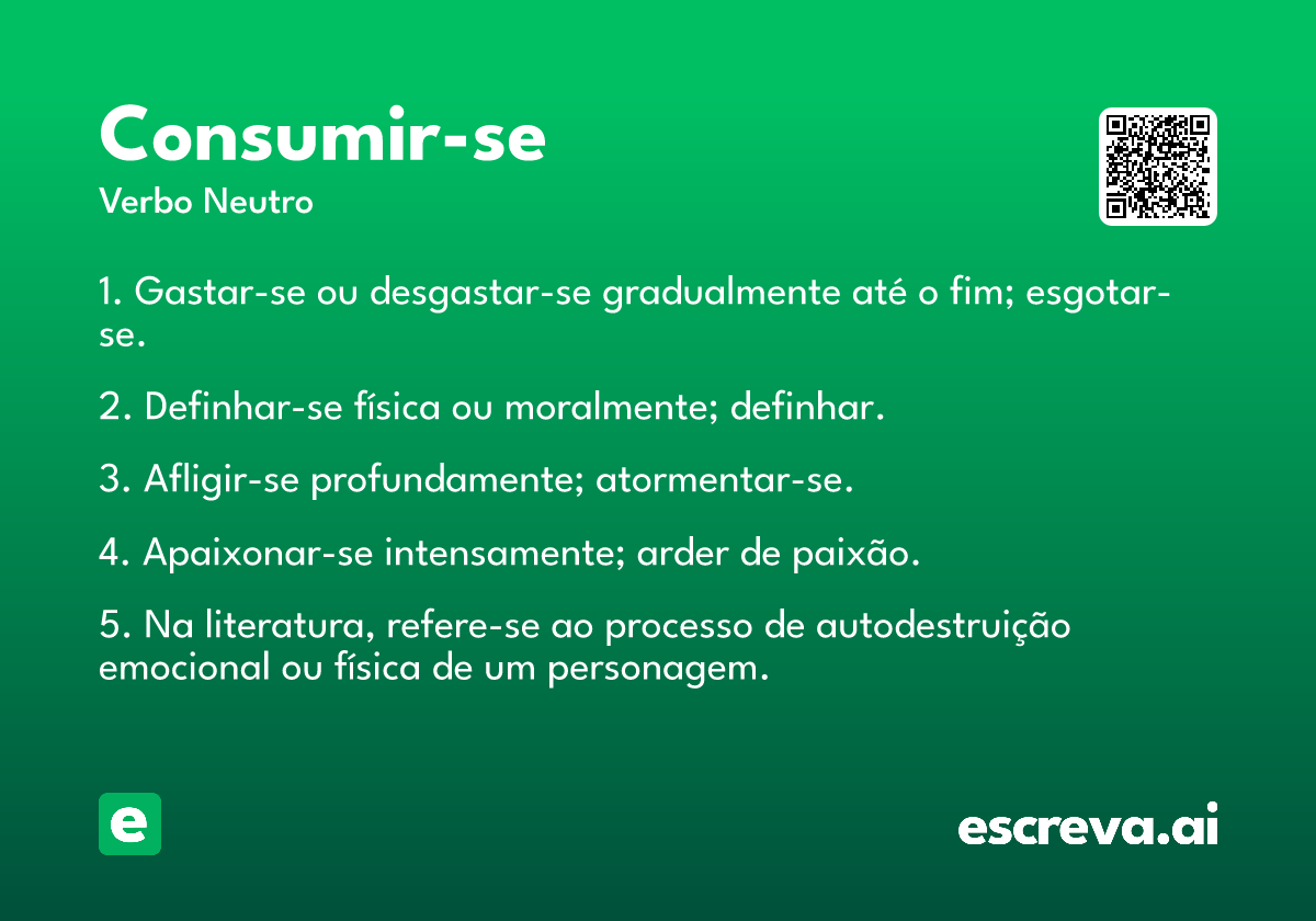 consumir-se