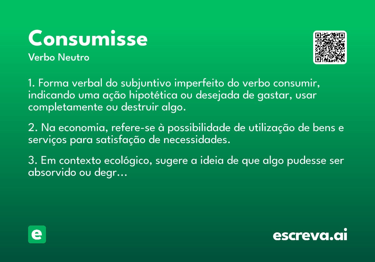 consumisse