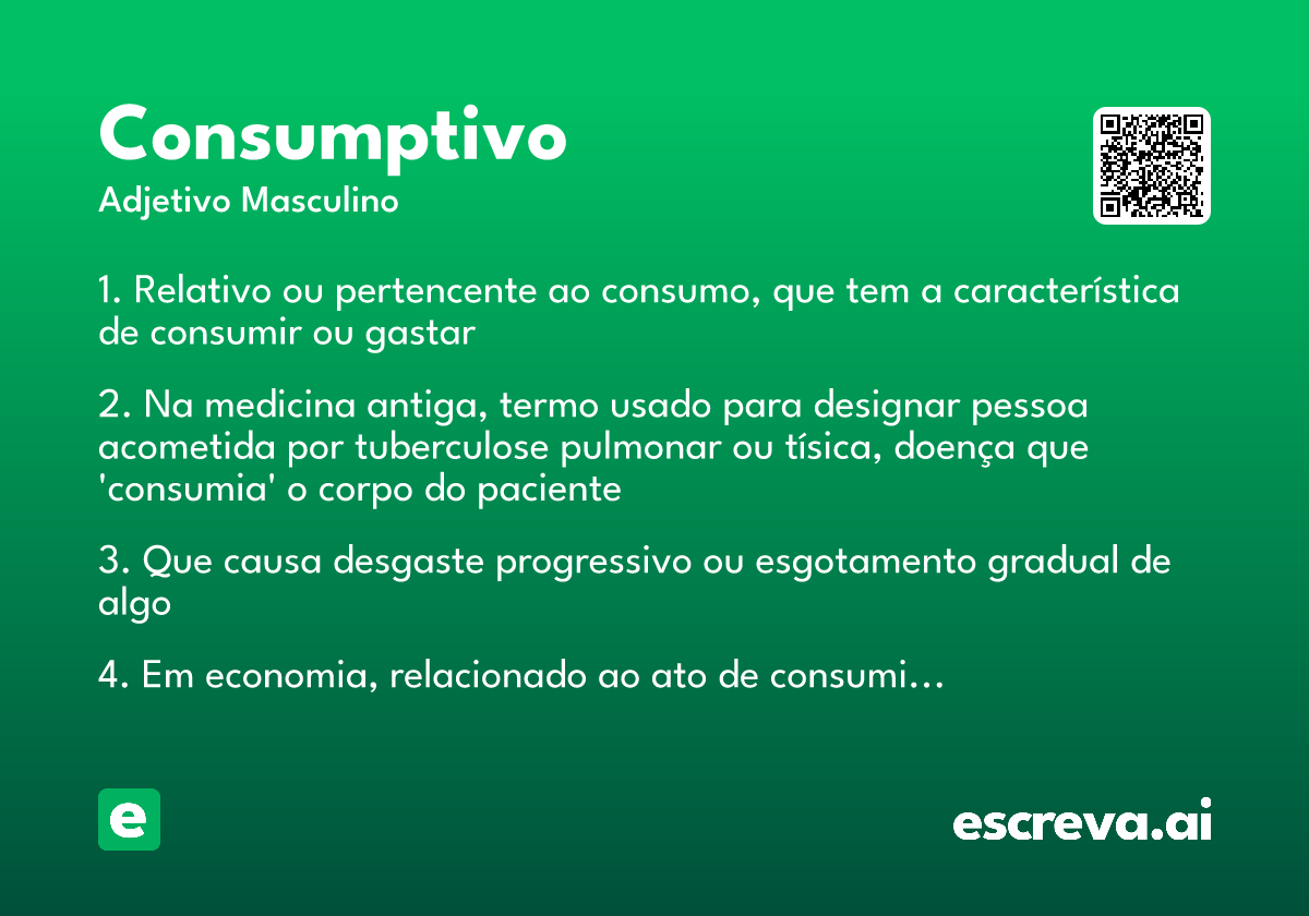 consumptivo