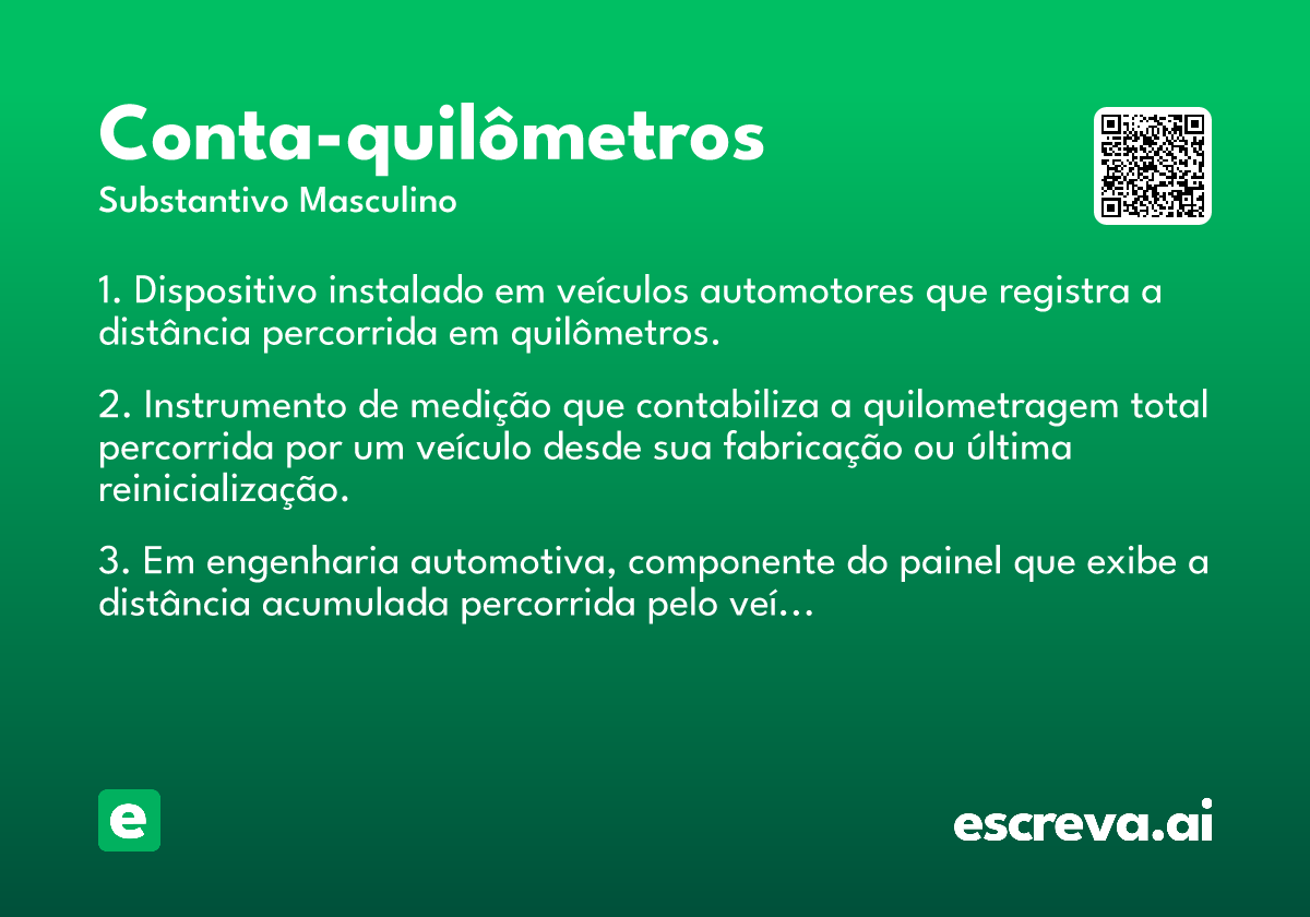 conta-quilômetros