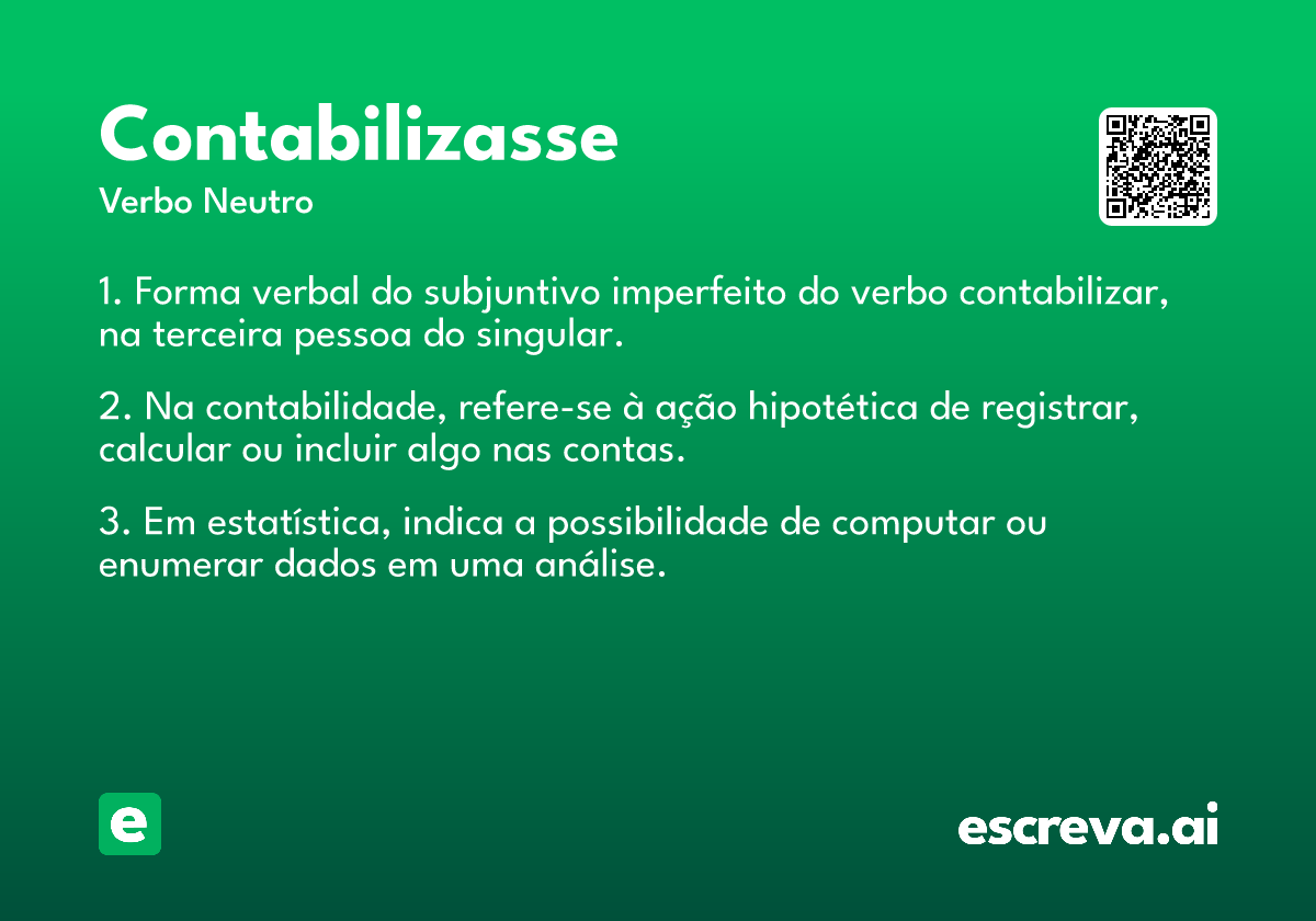contabilizasse