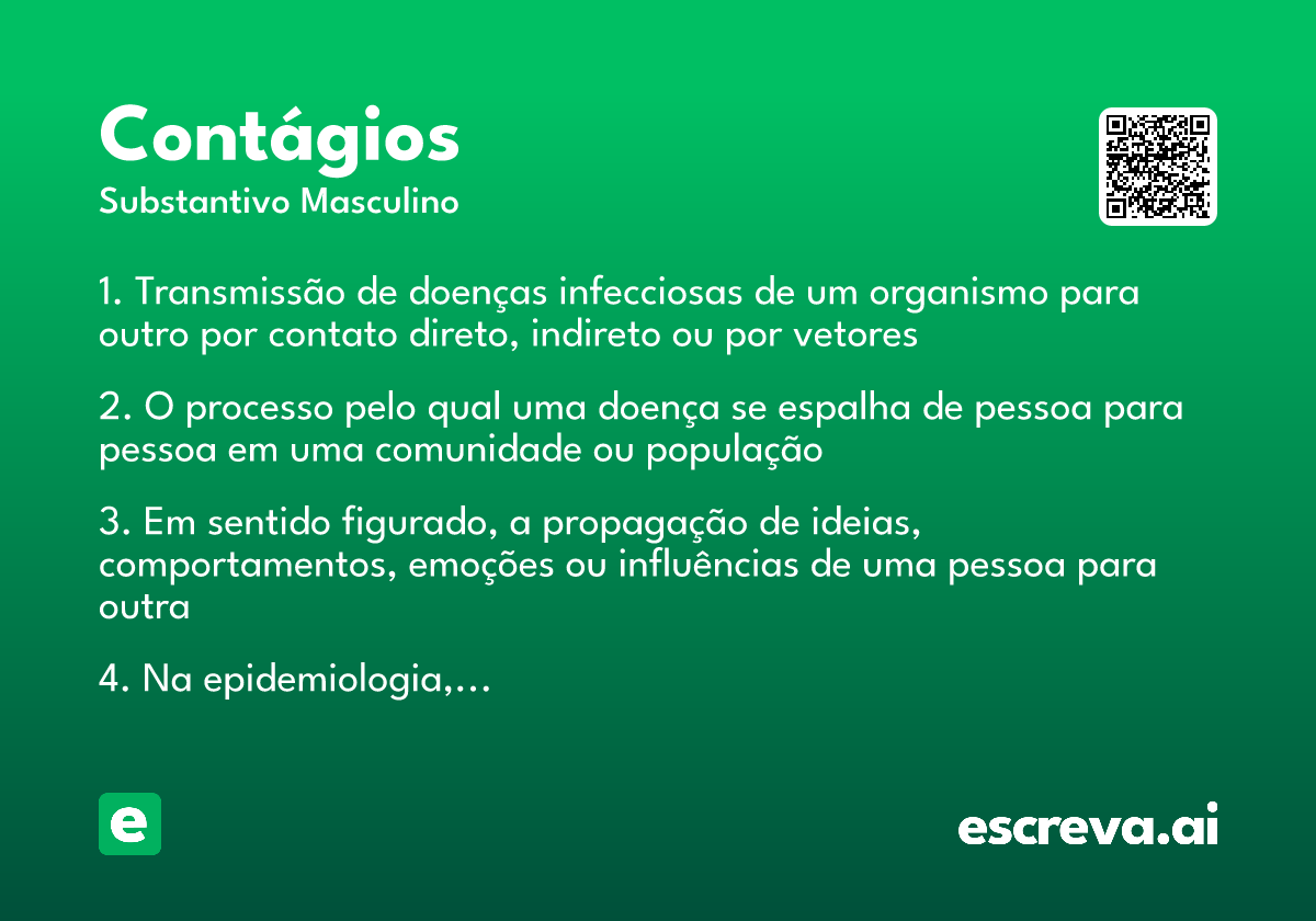 contágios