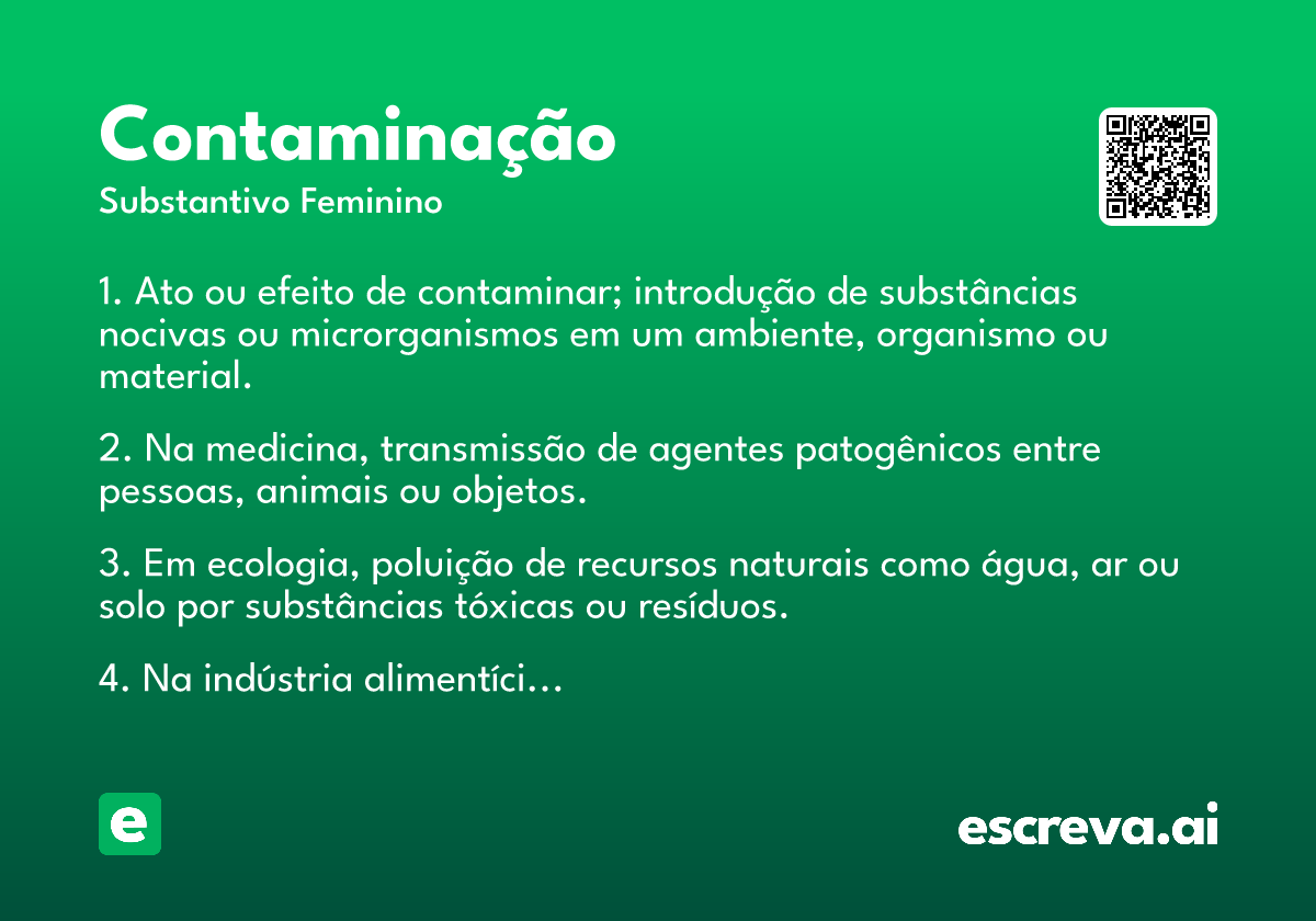 contaminação