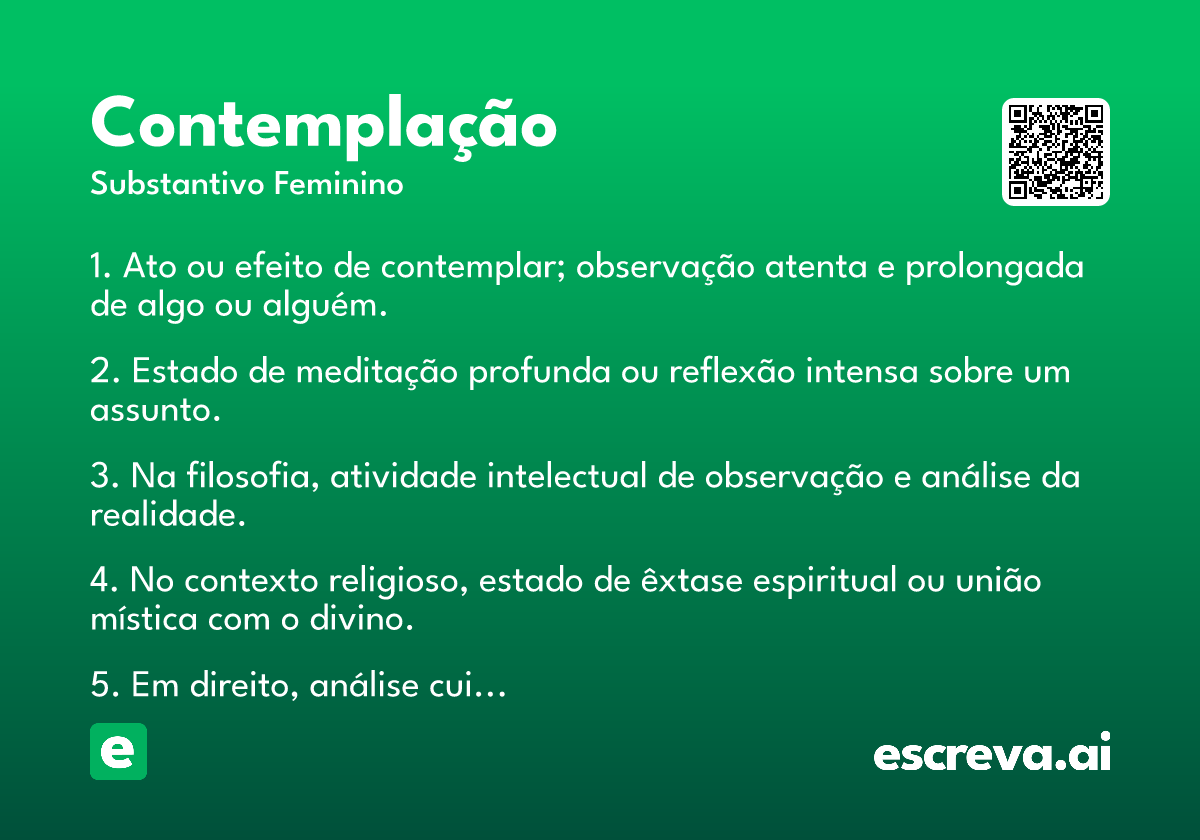 contemplação