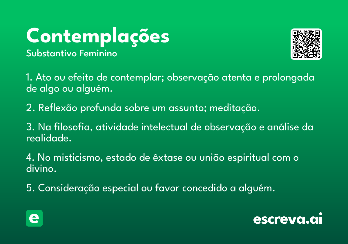contemplações