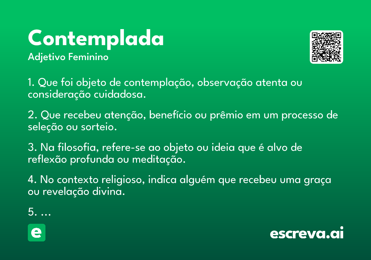 contemplada