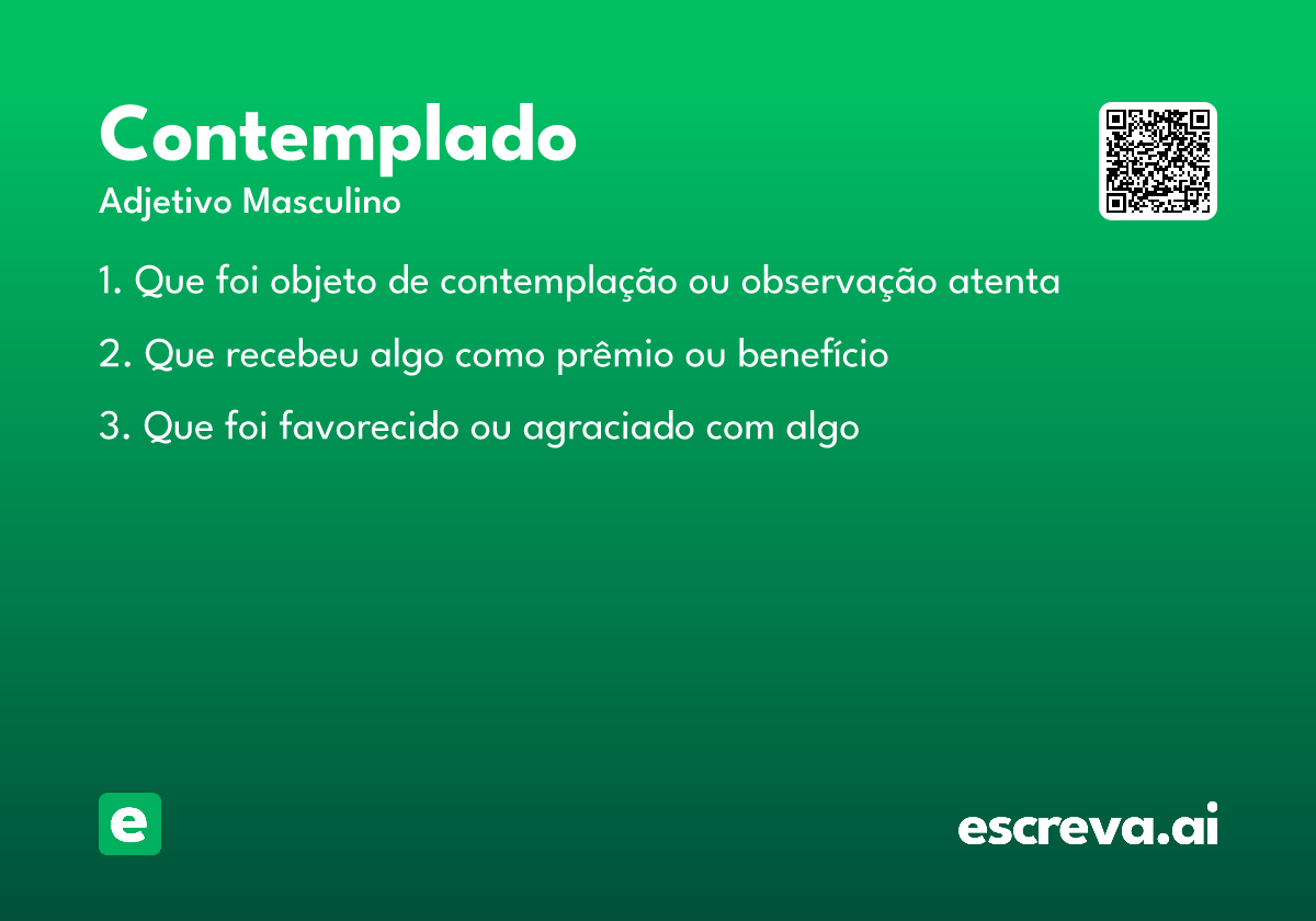 contemplado