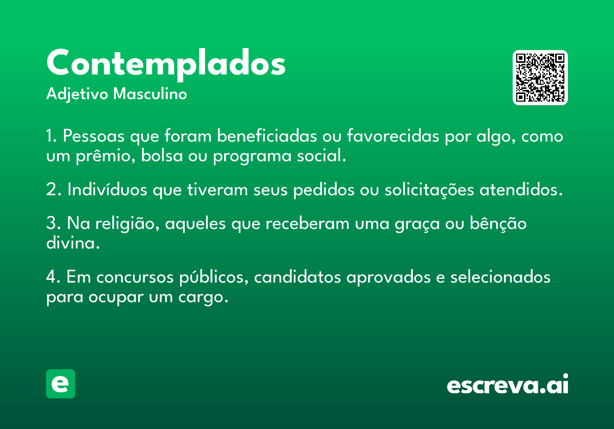 contemplados